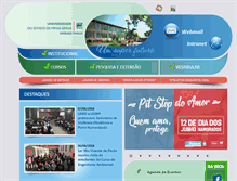 Tablet Screenshot of fespmg.edu.br